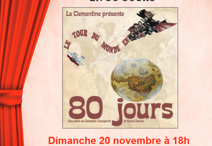 Théâtre : ‘le tour du monde en 80 jours’